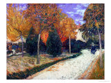 Path in the Park at Arles  c1888