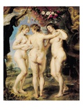 The Three Graces  C1636-39 (Oil on Canvas)