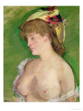 The Blonde with Bare Breasts  1878