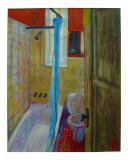 The Blue Shower Curtain