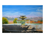 The Niebaum Coppola Fountain in Napa