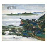 Blue and Green Landscapes (River)