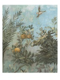 Detail Showing Scene from Roman Fresco of Tree with Birds