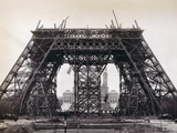 Eiffel Tower During Construction