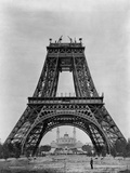 Eiffel Tower Under Construction