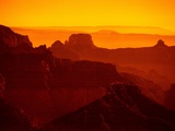 Grand Canyon and Orange Sky