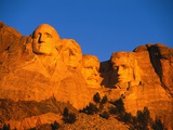 Mount Rushmore Memorial at Sunset