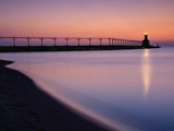 Michigan City Lighthouse at Sunset