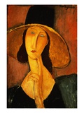 Portrait of Jeanne Hebuterne in a Large Hat