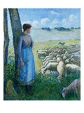 Shepherdess and Sheep