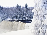 Tahquamenon Falls in Snow