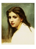 Study of a Girl's Head for Bathers