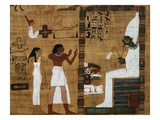 The Dead Before Osiris  the Supreme Judge from Book of the Dead