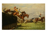 The Grand National Steeplechase: Really True and Forbia at Beecher's Brook