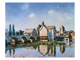 The Moret Bridge in the Sun