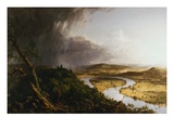 View from Mount Holyoke  Northampton  Massachusetts  after a Thunderstorm - The Oxbow