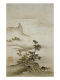 View of Trees Along the Riverbank from Eight Views of the Xiao and Xiang Rivers