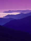 Twilight over Great Smoky Mountains