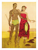 Fisherman  Royal Hawaiian Hotel Menu Cover c1950s
