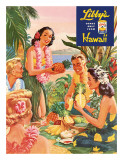 Hawaiian Luau  Libby's Pineapple Hawaii  c1957