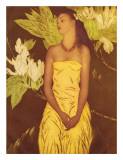Meleana  Christmas Card from The Honolulu Star Bulletin  c1950
