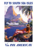 Fly to the South Seas Isles  via Pan American Airways  c1940s