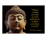 Prayer & Meditation Photo Poster 211W
