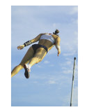 Olympic Athlete in Flight