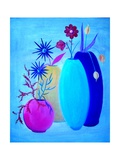 Funky Floral Blue