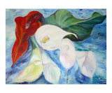 Lilies on water