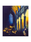 Violins and church