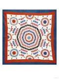 A Pieced Quilted Coverlet  American  Late Nineteenth Century