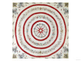 An Appliqued Cotton and Broderie Perse Quilted Coverlet  Salem  Massachusetts  1835-1840