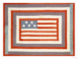 A Pieced Cotton Coverlet American  circa 1920