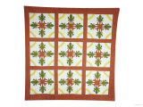 Pieced and Appliqued Cotton Coverlet  American  Second Quarter of 19th Century