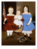 Portrait of Hattie Elizabeth  Ellis and Eva Flye  1854