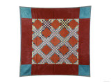 An Amish Peiced Cotton and Wool Quilted Coverlet