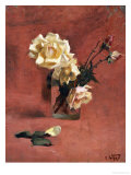 Still Life with Roses in a Glass