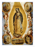 La Virgen de Guadalupe  18th Century  Mexican School