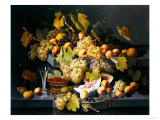 Still Life with Fruit and a Glass of Champagne