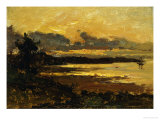Sunset at Manchester  Massachusetts  from Sandy Hollow  1877