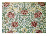 Printed Chintz Cotton and Linen Chemise in the Rose Pattern  1896