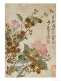 Plum Blossom and Camelias