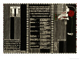 The White Cockade  Illustration for a Menu  1911  Glasgow