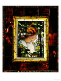 An Important Leaded Glass Portrait Window  Dated Prior 1900