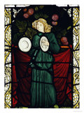Minstrel Angel with Cymbals  for the East Window of St John's Church  Dalton Yorkshire