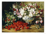 Raspberries and Sweet Pea