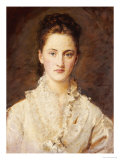Portrait of the Artist's Daughter  Mary  Half Length  circa 1875