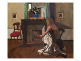 Interior with a Woman in a Shirt  1899