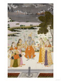 Krishna with the Gopis  Rajesthan  Possibly Bikaner  circa 1760